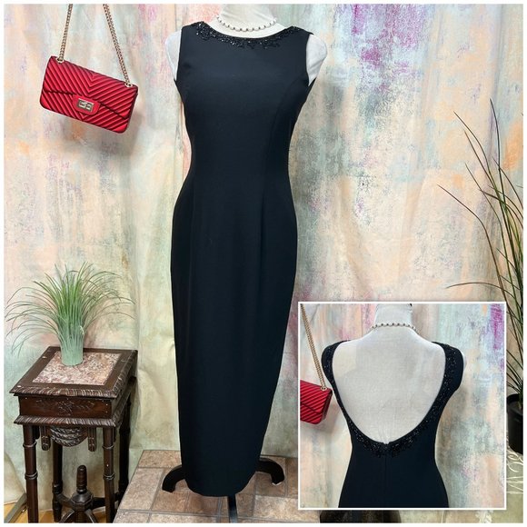 Carole Little Dresses & Skirts - 📌Carole Little Elegant Semi Formal Beaded Mother of the Bride- Cocktail Dress